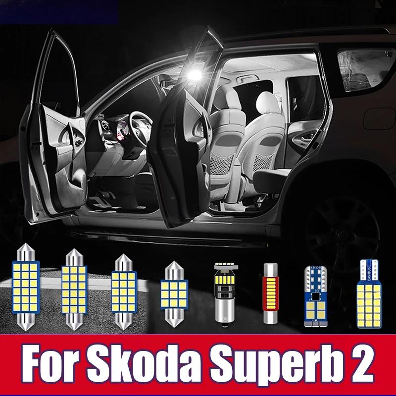 Skoda Superb 2 3T MK2 2009 2010 2011 2012 2013, ڵ LED ׸  , ȭ ſ, Ʈũ  ׼, 10 